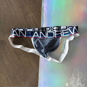 Andrew Christian Striped Jock Strap size Small